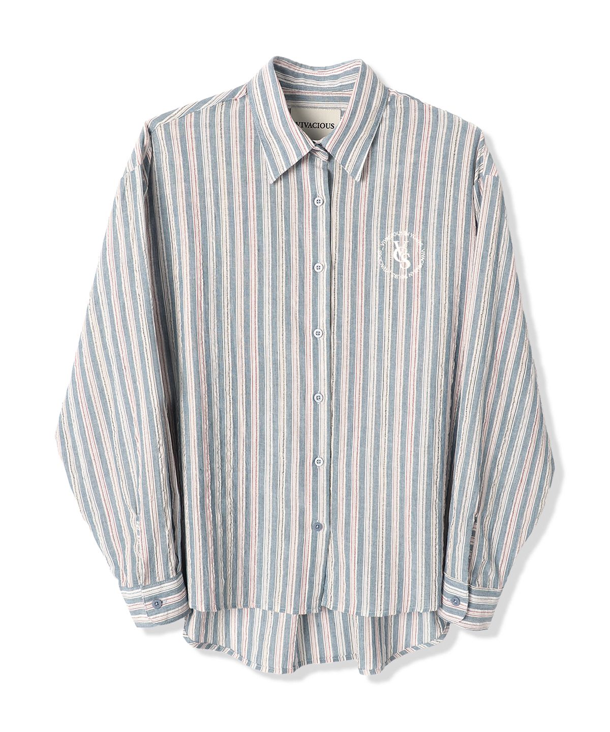 비바셔스(VIVACIOUS) Aster Multi Color Stripe Shirt - 2COL