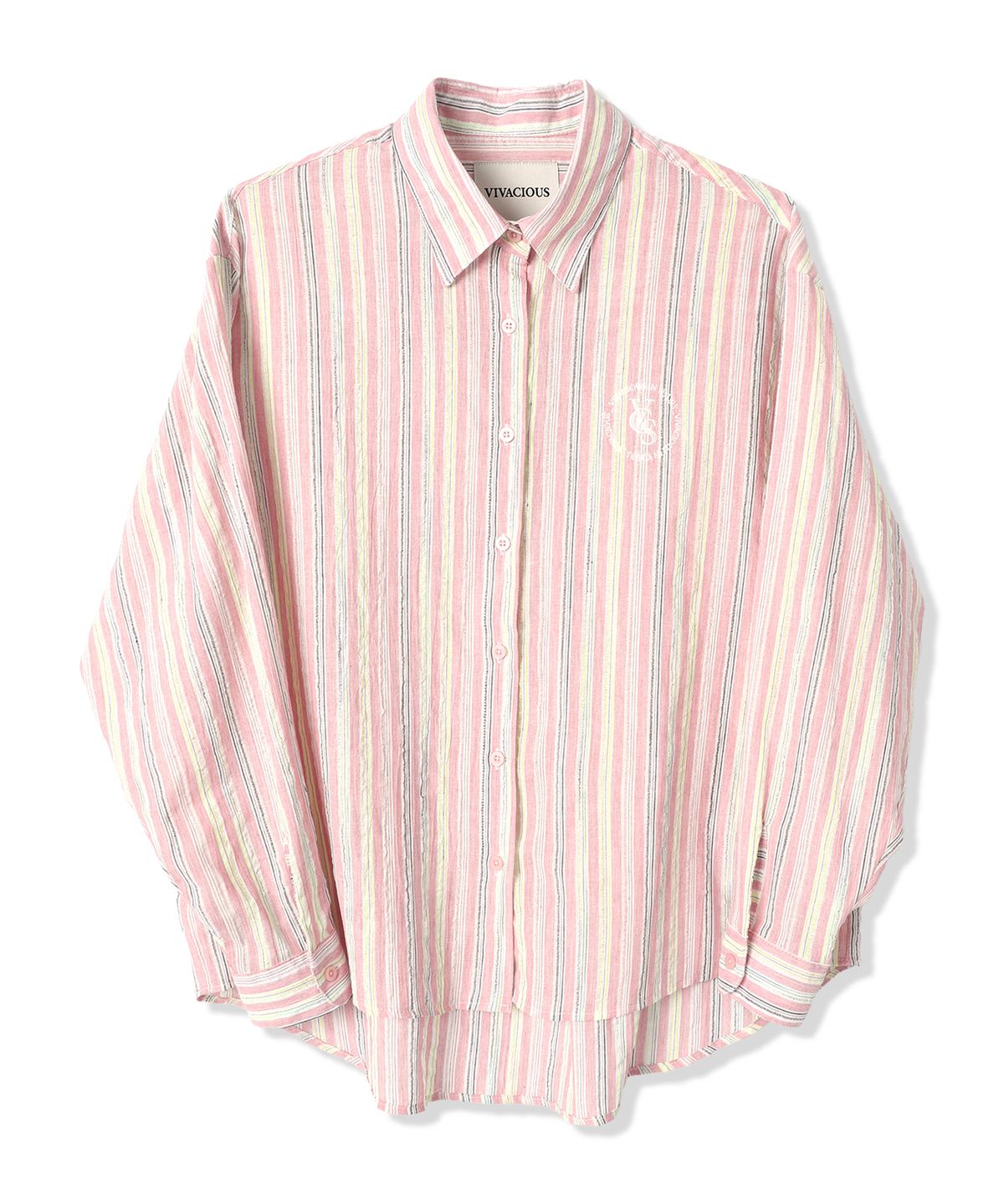 비바셔스(VIVACIOUS) Aster Multi Color Stripe Shirt - 2COL