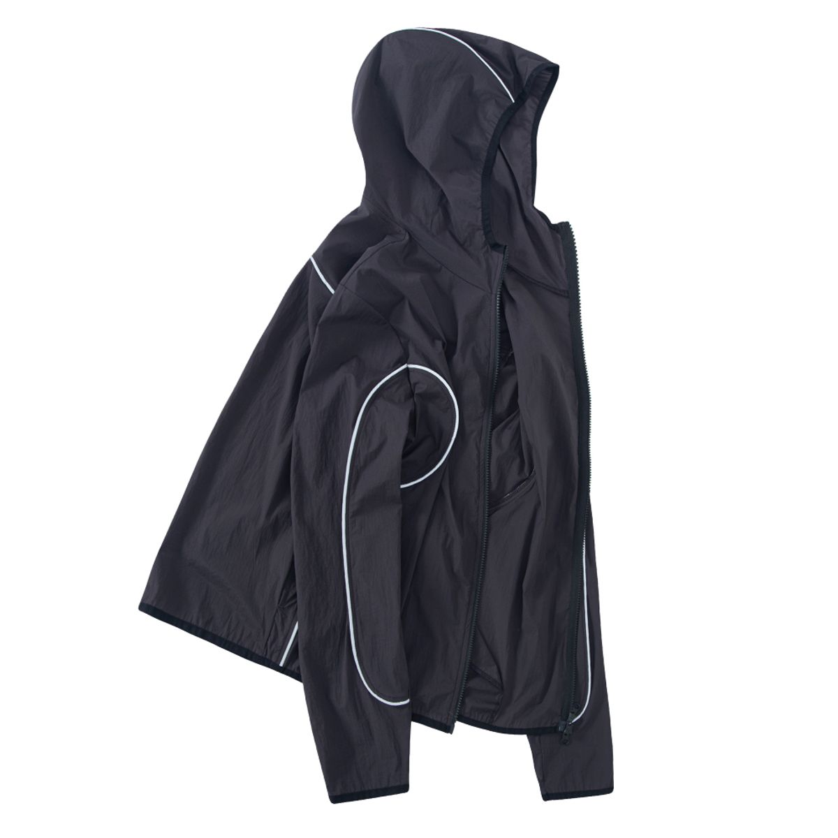 이레귤러(IRREGULAR) PARA LIGHT HOOD ZIP-UP (BROWN)