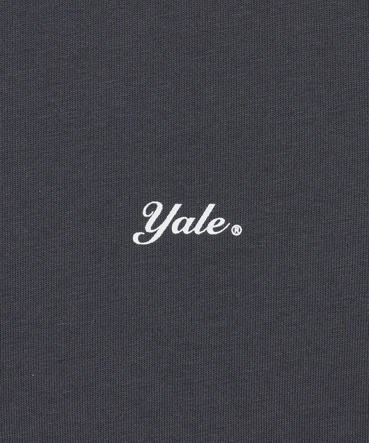 예일(YALE) 우먼즈 링거 티셔츠_차콜