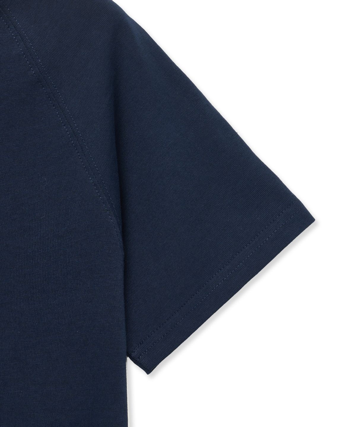 예일(YALE) 스넬로고 테이핑 티셔츠_네이비