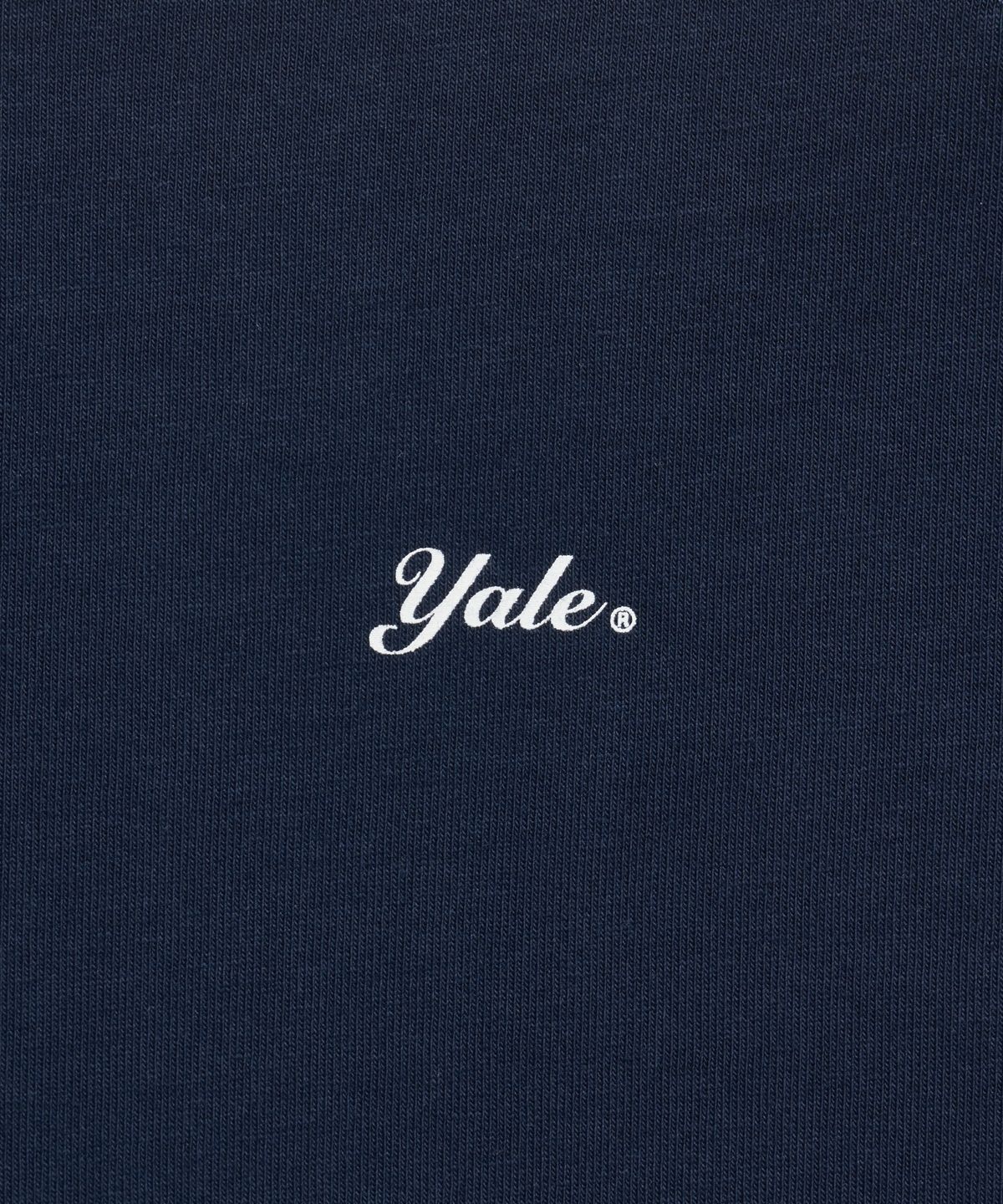 예일(YALE) 스넬로고 테이핑 티셔츠_네이비