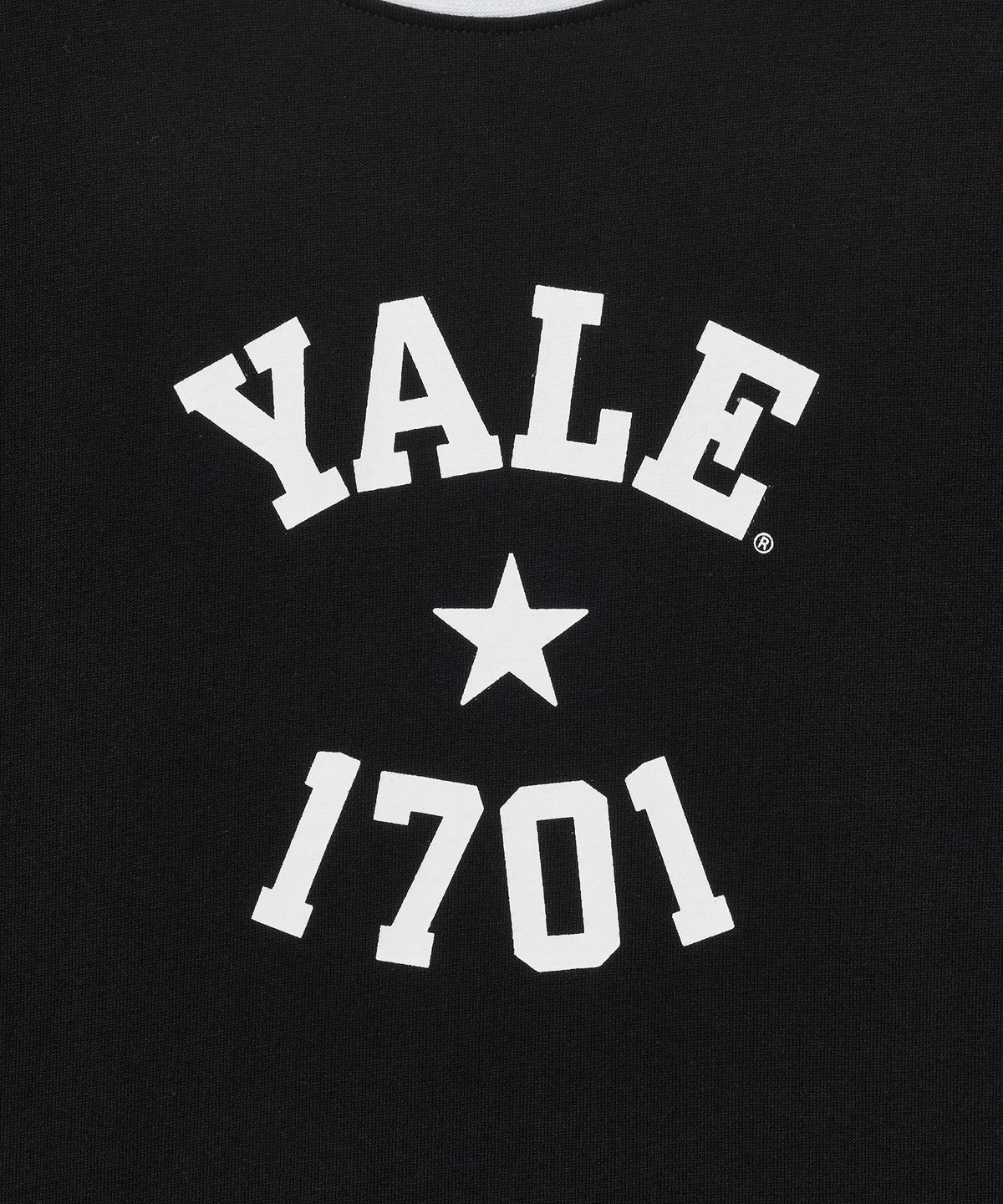 예일(YALE) 우먼즈 1701 로고 티셔츠_블랙