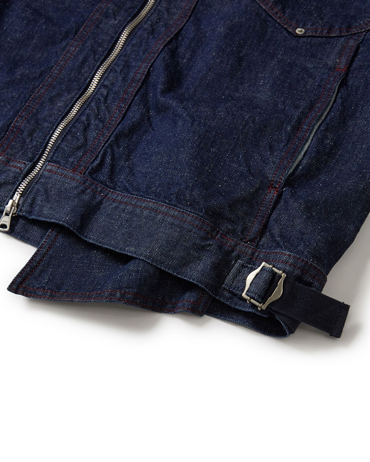 카락터(KARACTOR) Nep denim zip-up jacket / Indigo