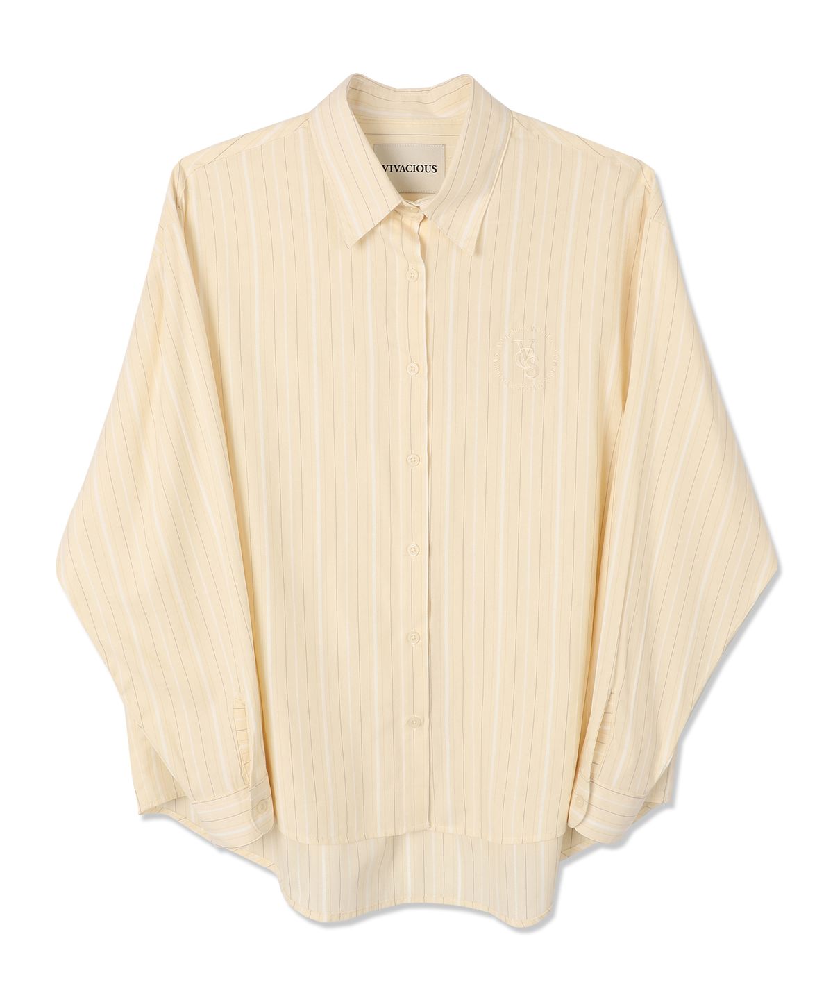 비바셔스(VIVACIOUS) Merry Stripe Shirt BLUE
