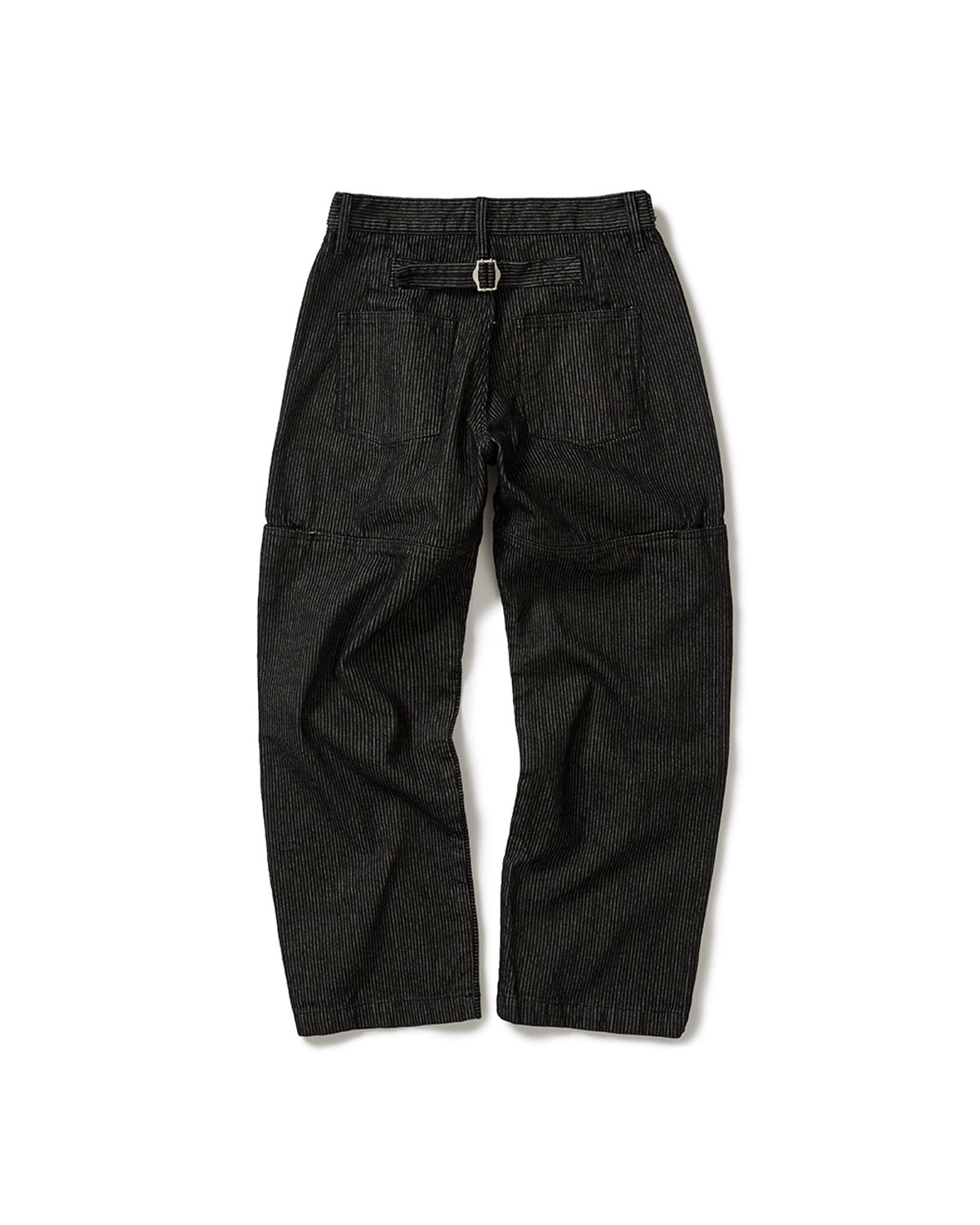 카락터(KARACTOR) Stripe denim pants / Black