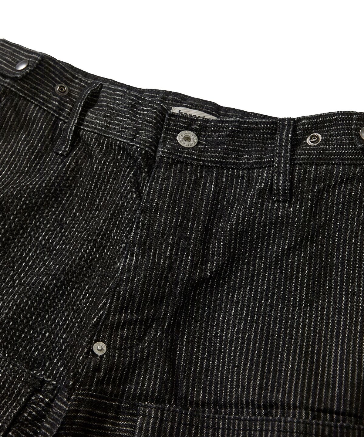 카락터(KARACTOR) Stripe denim pants / Black