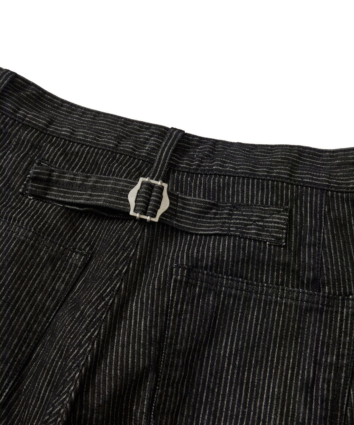 카락터(KARACTOR) Stripe denim pants / Black