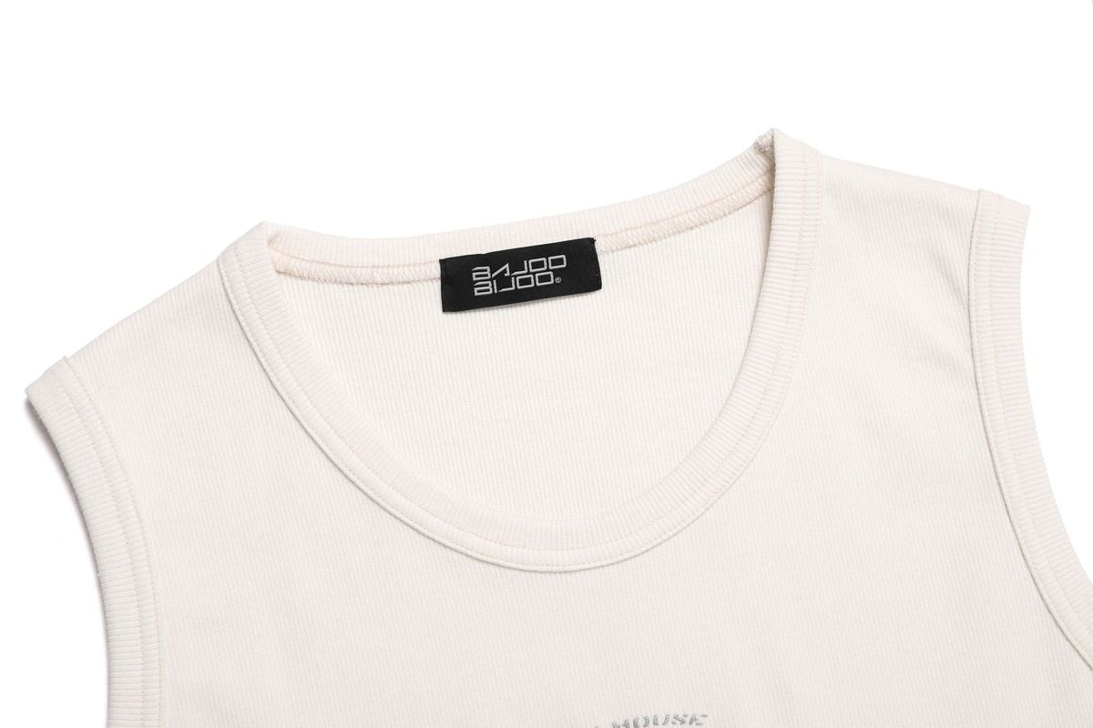 바쥬비쥬(BAJOO BIJOO) BABIHOUSE SLEEVELESS [WHITE]