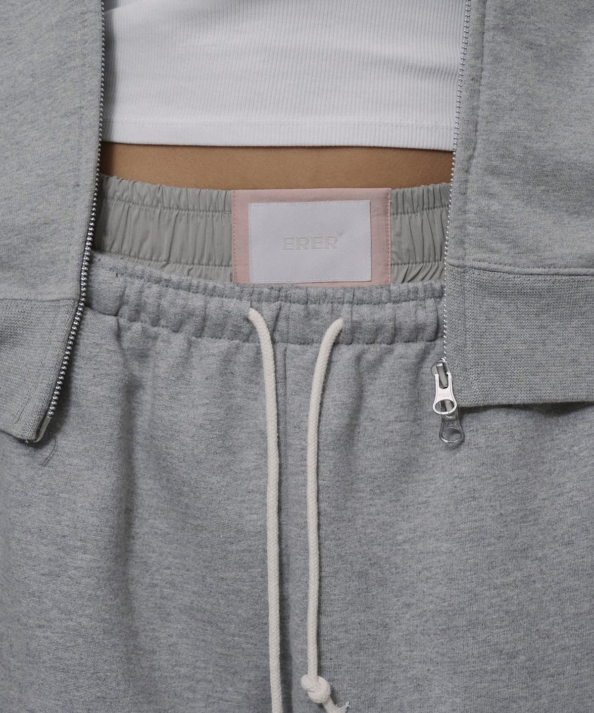 에르에르(ERER) Nylon Boxer Shorts Gray