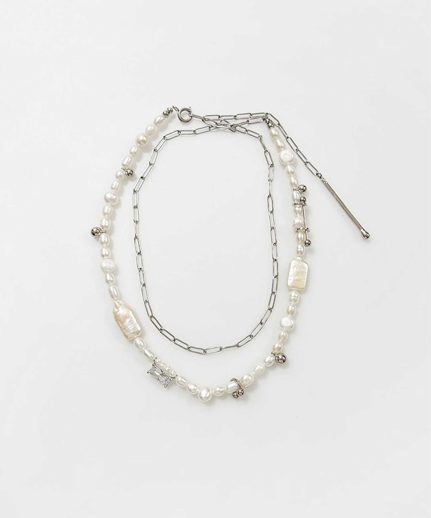 韓国発【August Harmony】Daily pearl necklace☆追跡付 スジ＆イソンギョン着用☆angel necklace/AUGUST HARMONY