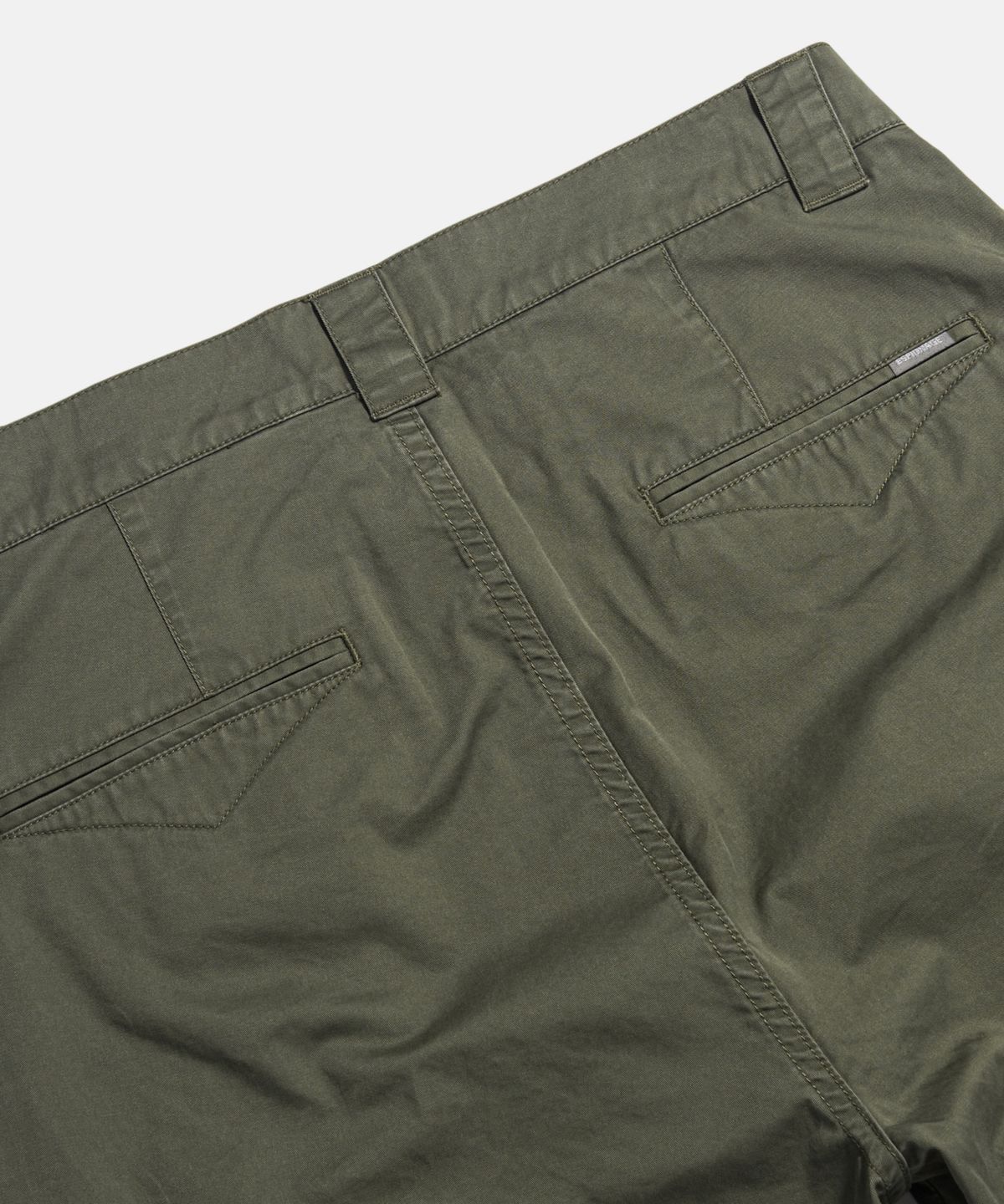 에스피오나지(ESPIONAGE) Double Pleats Chino Shorts Grey Olive
