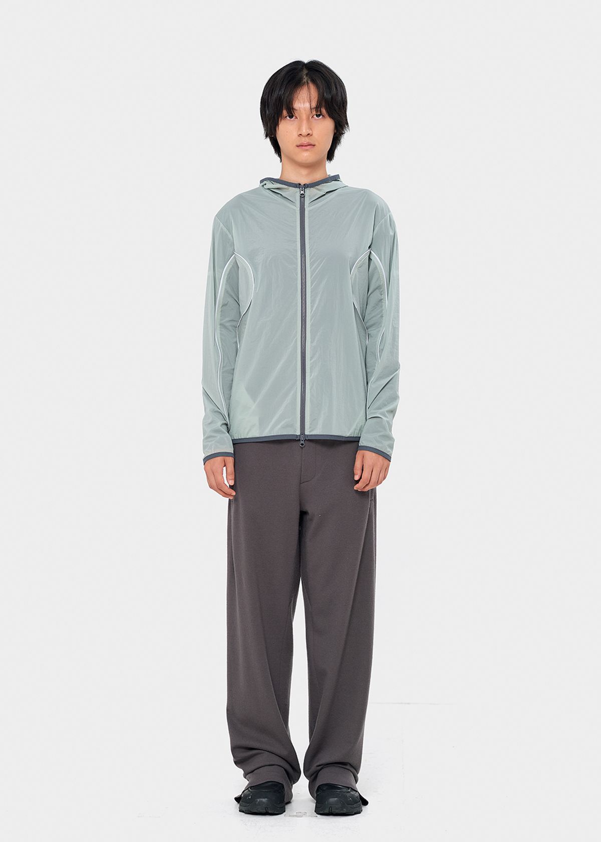 이레귤러(IRREGULAR) PARA LIGHT HOOD ZIP-UP (JADE)