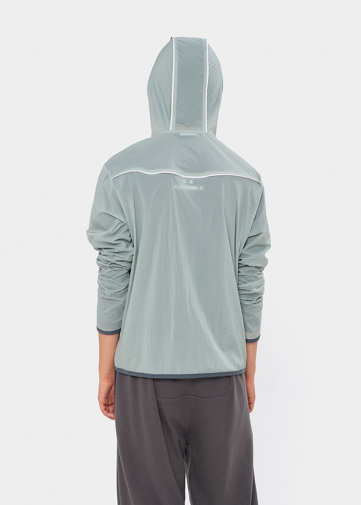 이레귤러(IRREGULAR) PARA LIGHT HOOD ZIP-UP (JADE)
