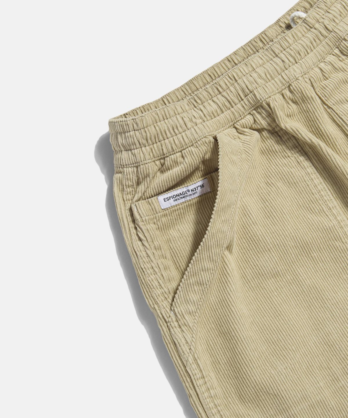 에스피오나지(ESPIONAGE) Surfer Shorts (Corduroy) Bone Beige