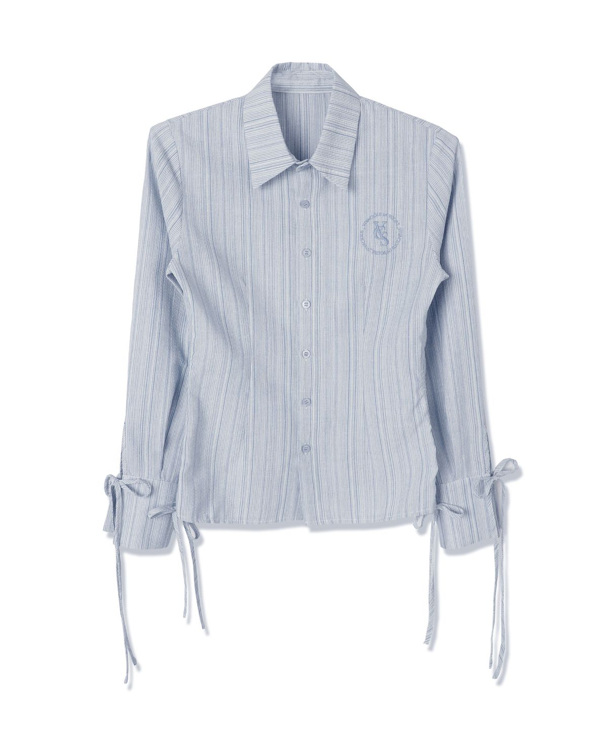 비바셔스(VIVACIOUS) Sweet Ribbon Shirring Shirt_5Colors