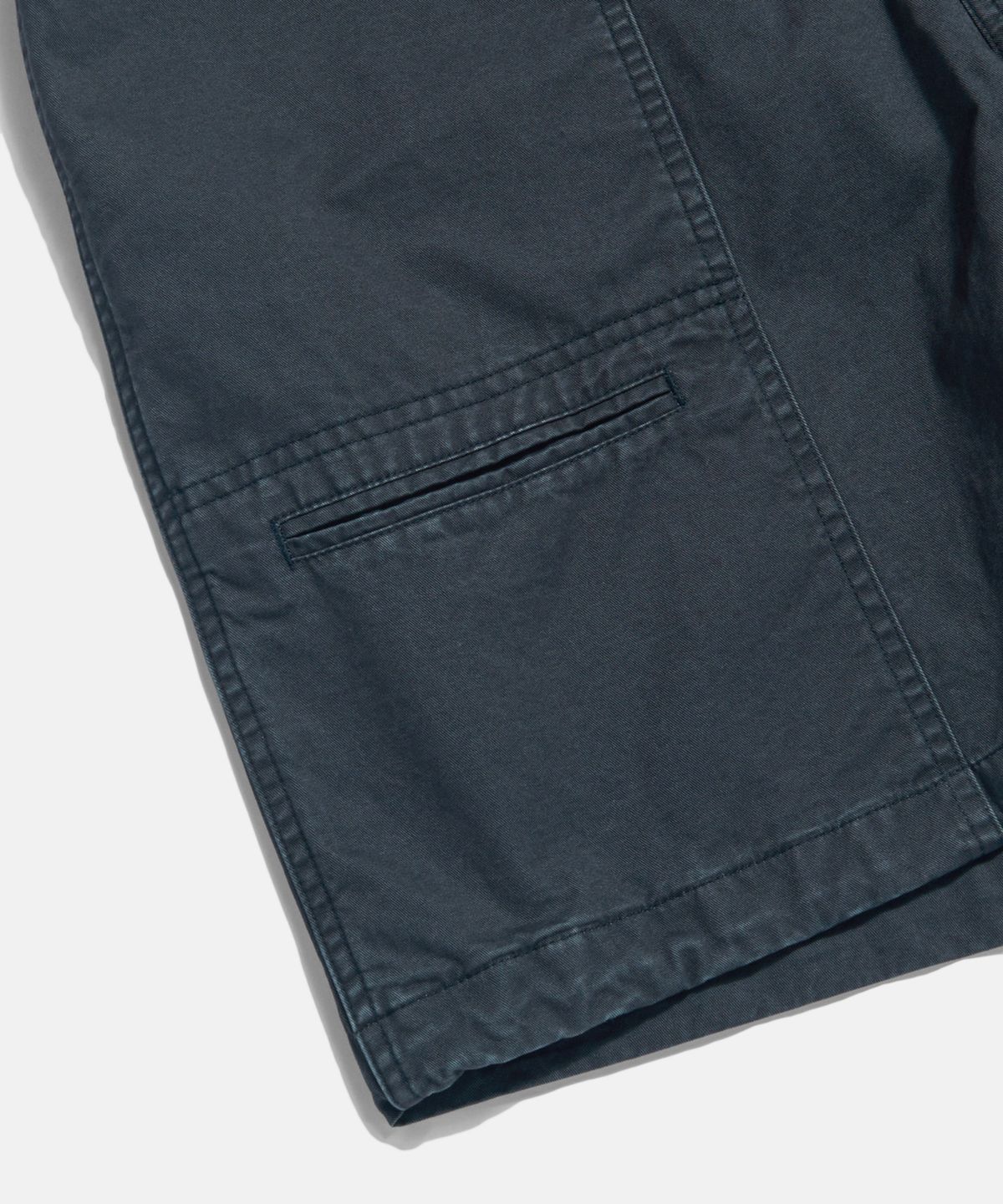 에스피오나지(ESPIONAGE) Washed Cotton Surf Shorts Navy