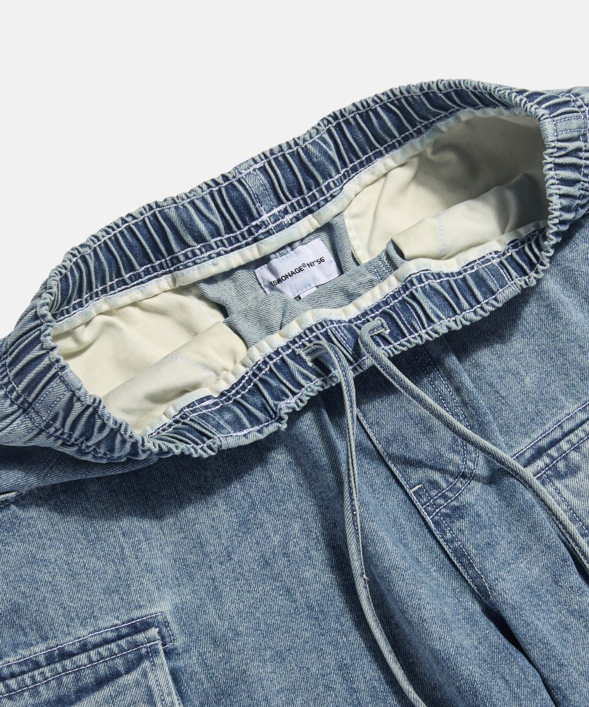 에스피오나지(ESPIONAGE) Denim M51 Field Shorts Light Indigo