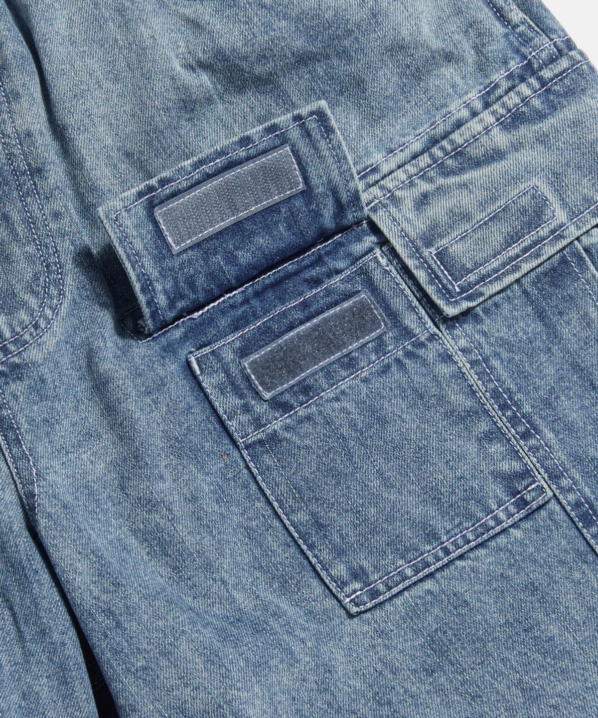 에스피오나지(ESPIONAGE) Denim M51 Field Shorts Light Indigo