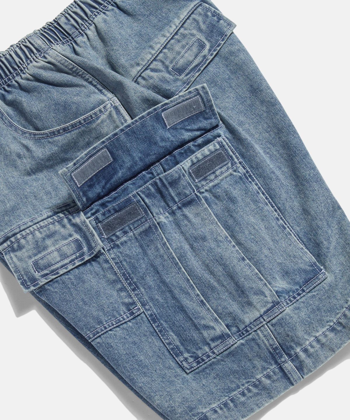 에스피오나지(ESPIONAGE) Denim M51 Field Shorts Light Indigo