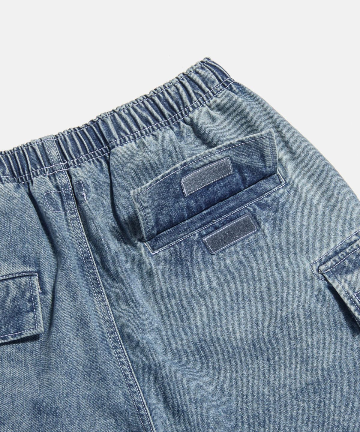 에스피오나지(ESPIONAGE) Denim M51 Field Shorts Light Indigo