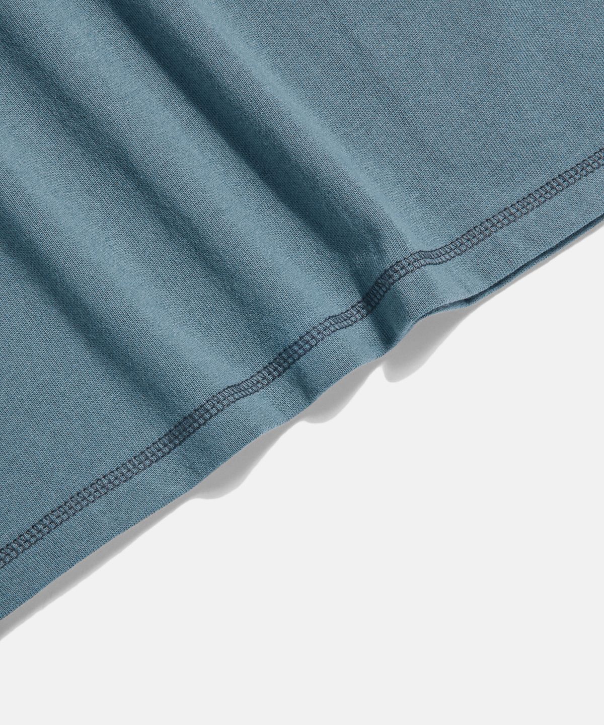 에스피오나지(ESPIONAGE) Wide Henley Pocket Tee Faded Blue