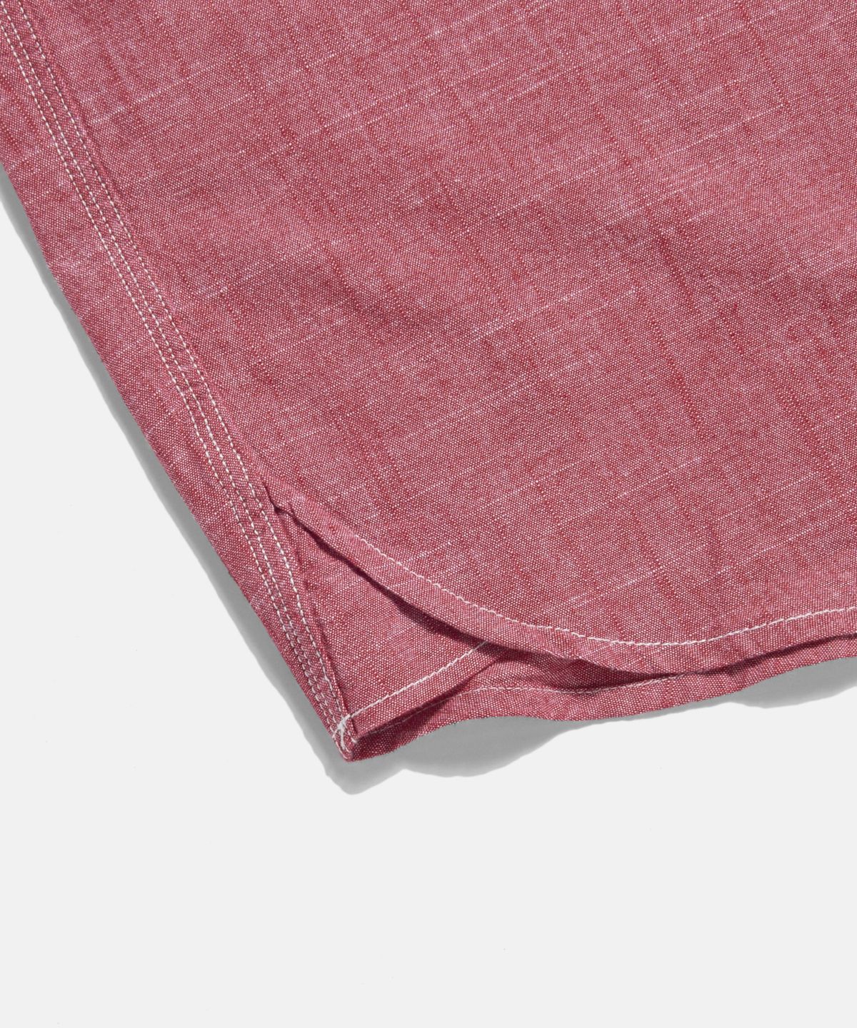 에스피오나지(ESPIONAGE) Chambray S/S Railroad Shirt Red