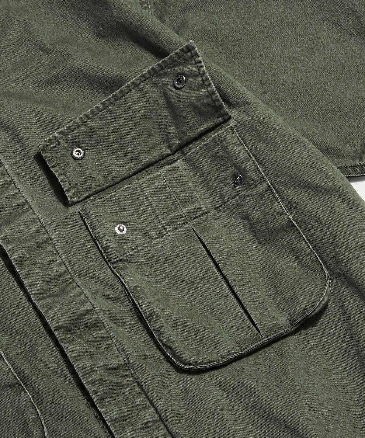 에스피오나지(ESPIONAGE) Jungle Fatigue S/S Outer Shirt Olive
