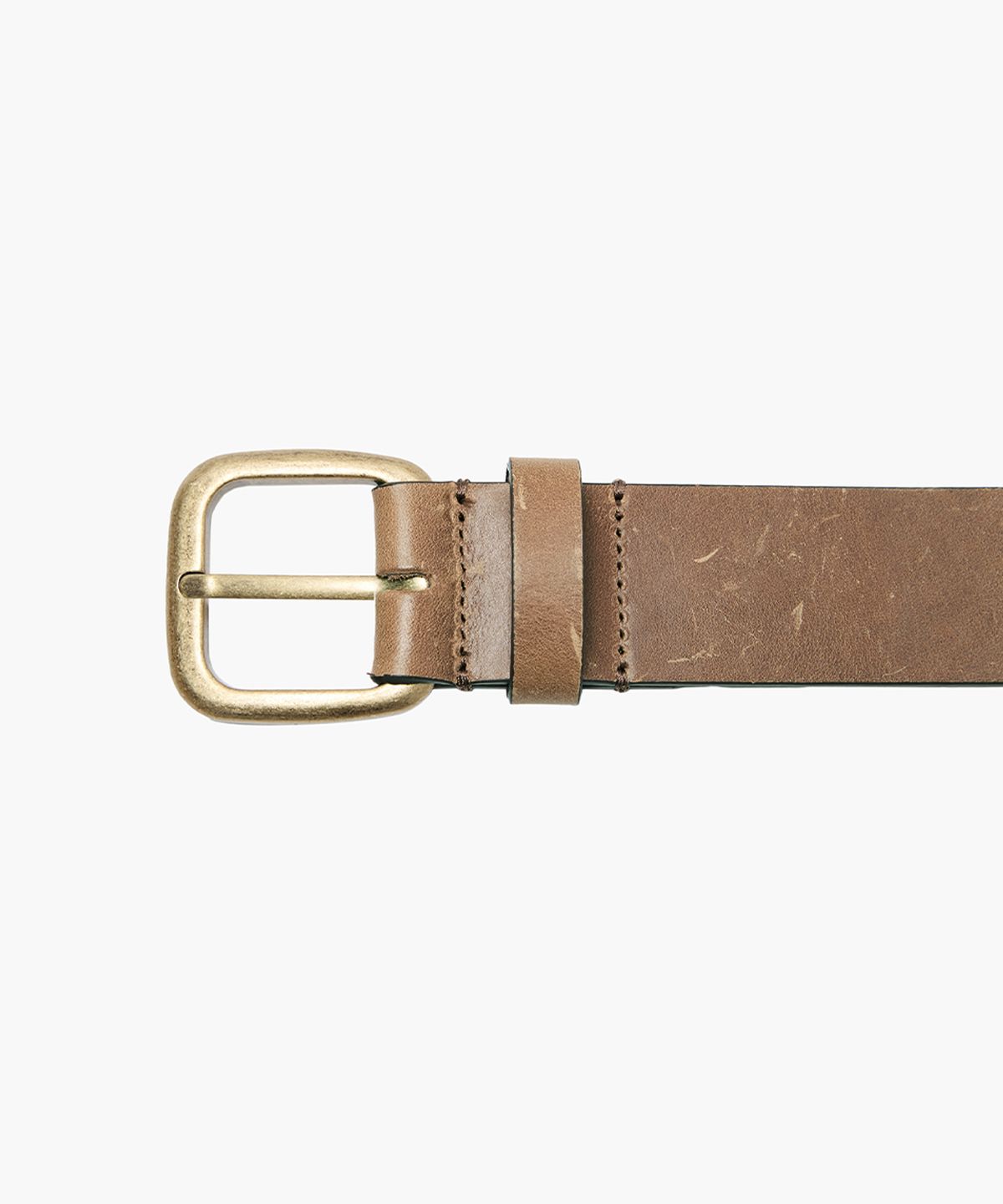 마지셔우드(MARGESHERWOOD) VINTAGE LEATHER BELT_camel