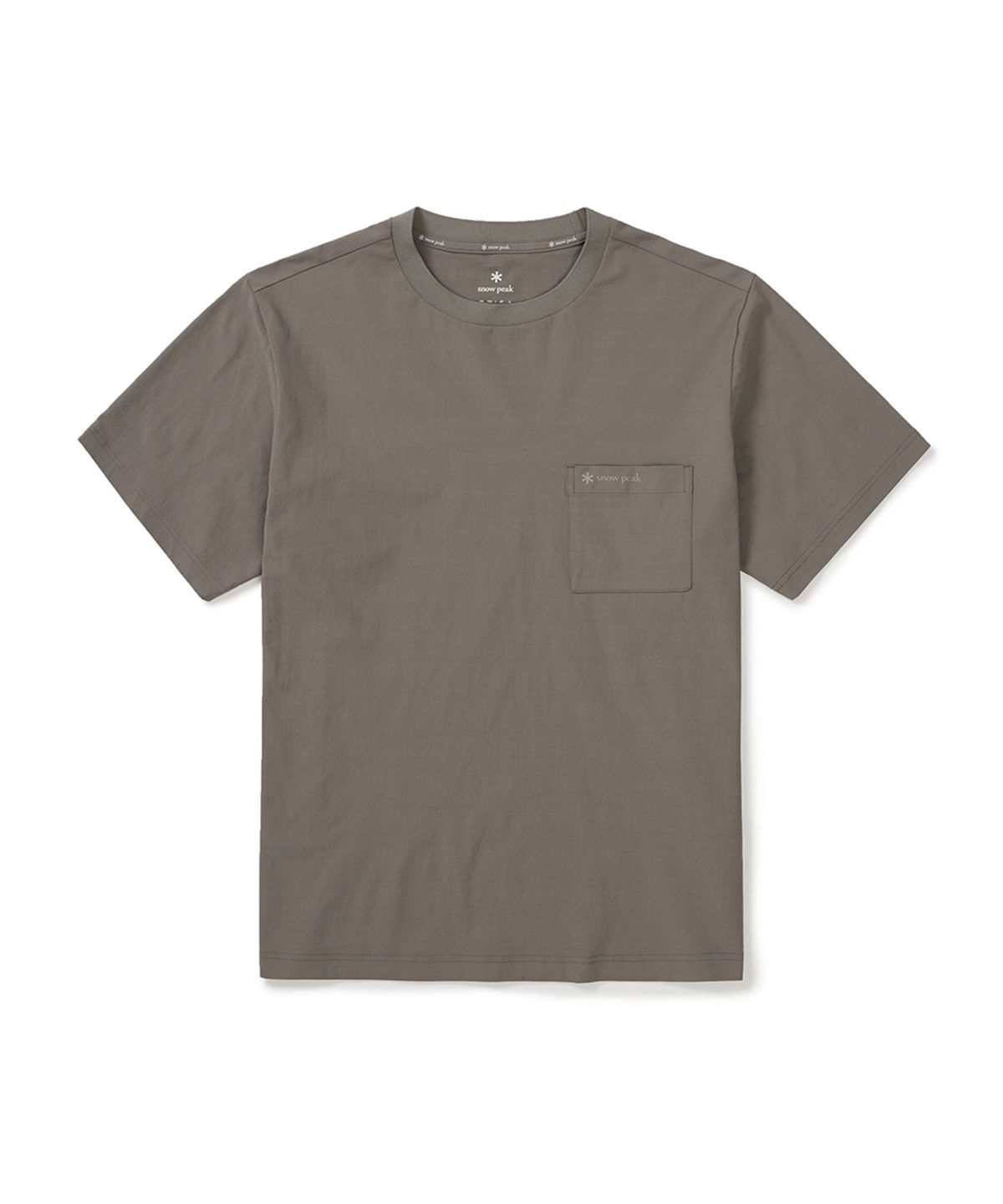 스노우피크 어패럴(SNOWPEAK APPAREL) 에어 퀵드라이 반팔 티셔츠 (S25MMTTS14) Dark Khaki