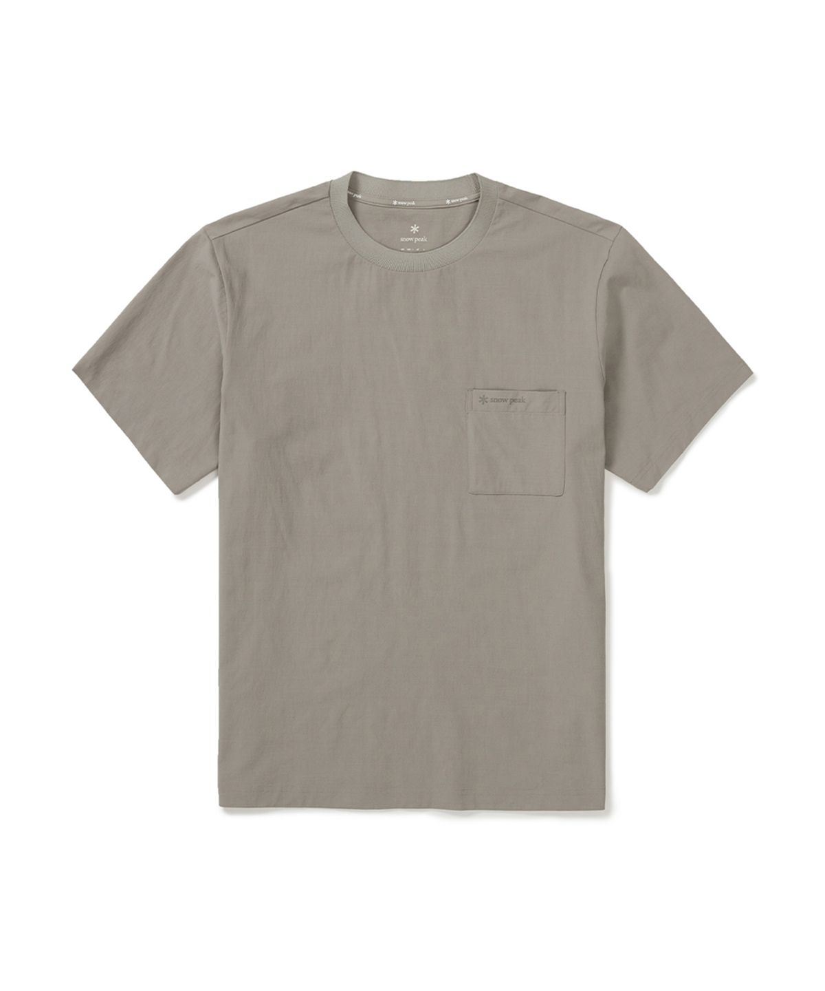 스노우피크 어패럴(SNOWPEAK APPAREL) 에어 퀵드라이 반팔 티셔츠 (S25MMTTS14) Fog Gray