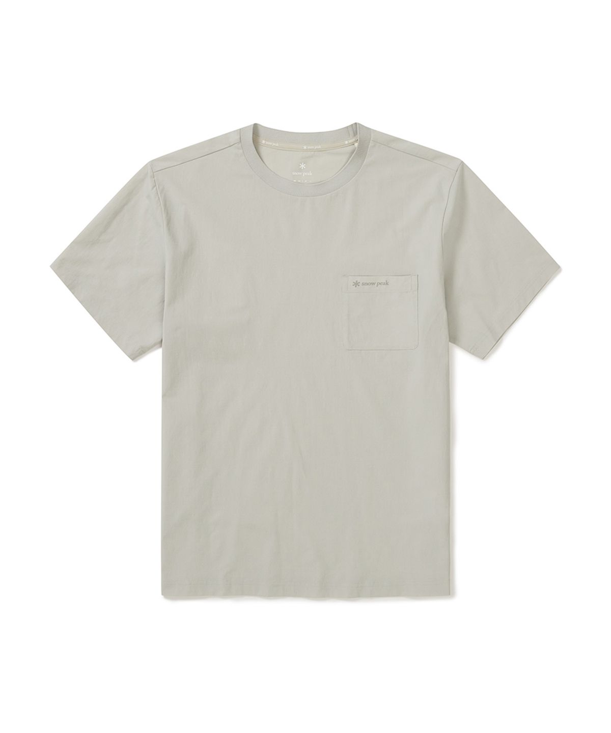 스노우피크 어패럴(SNOWPEAK APPAREL) 에어 퀵드라이 반팔 티셔츠 (S25MMTTS14) Light Beige