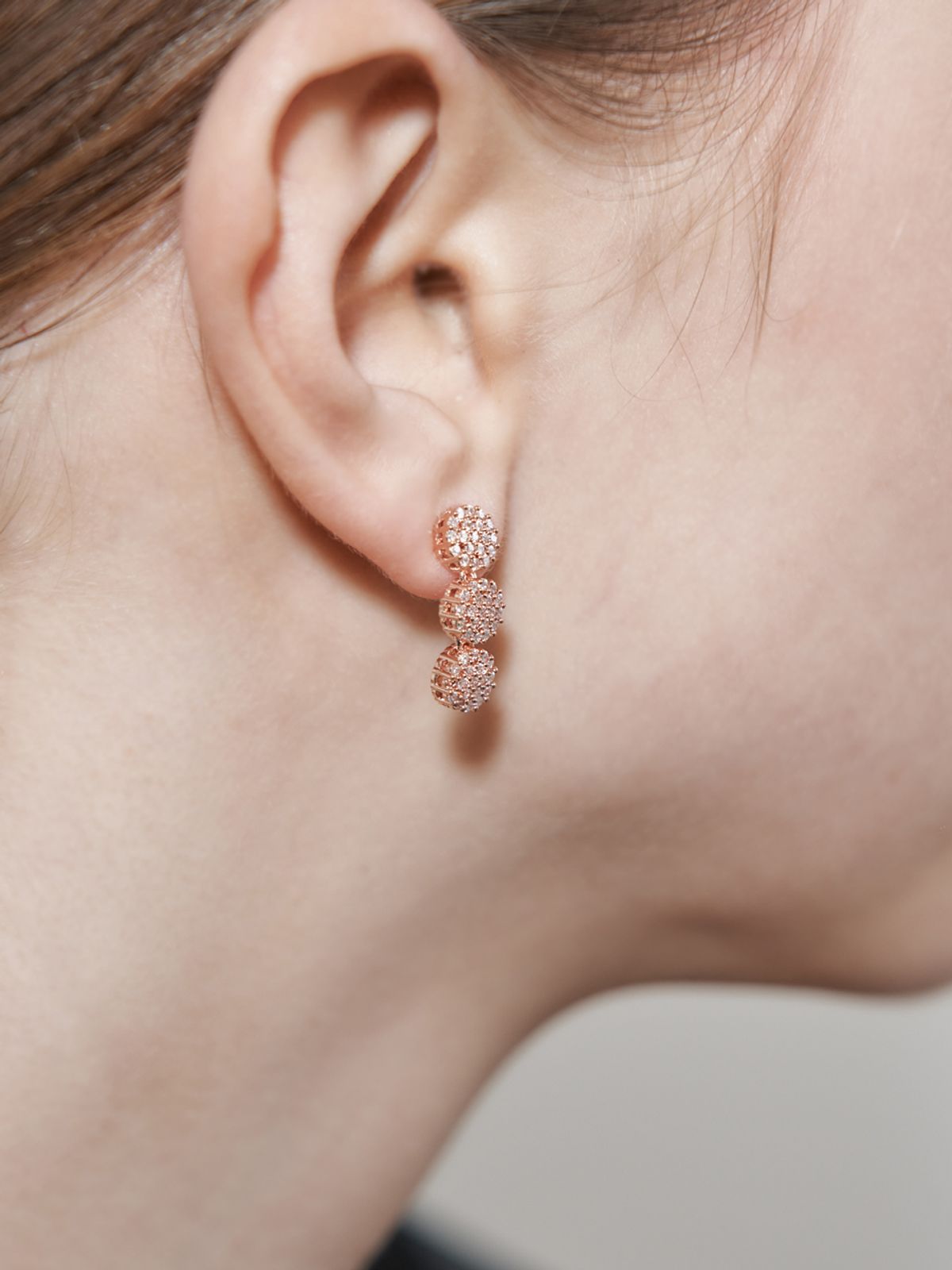 가이거주얼리(GEIGERJEWELRY) 14K GF 라운드 드랍 귀걸이 GIGFEE011