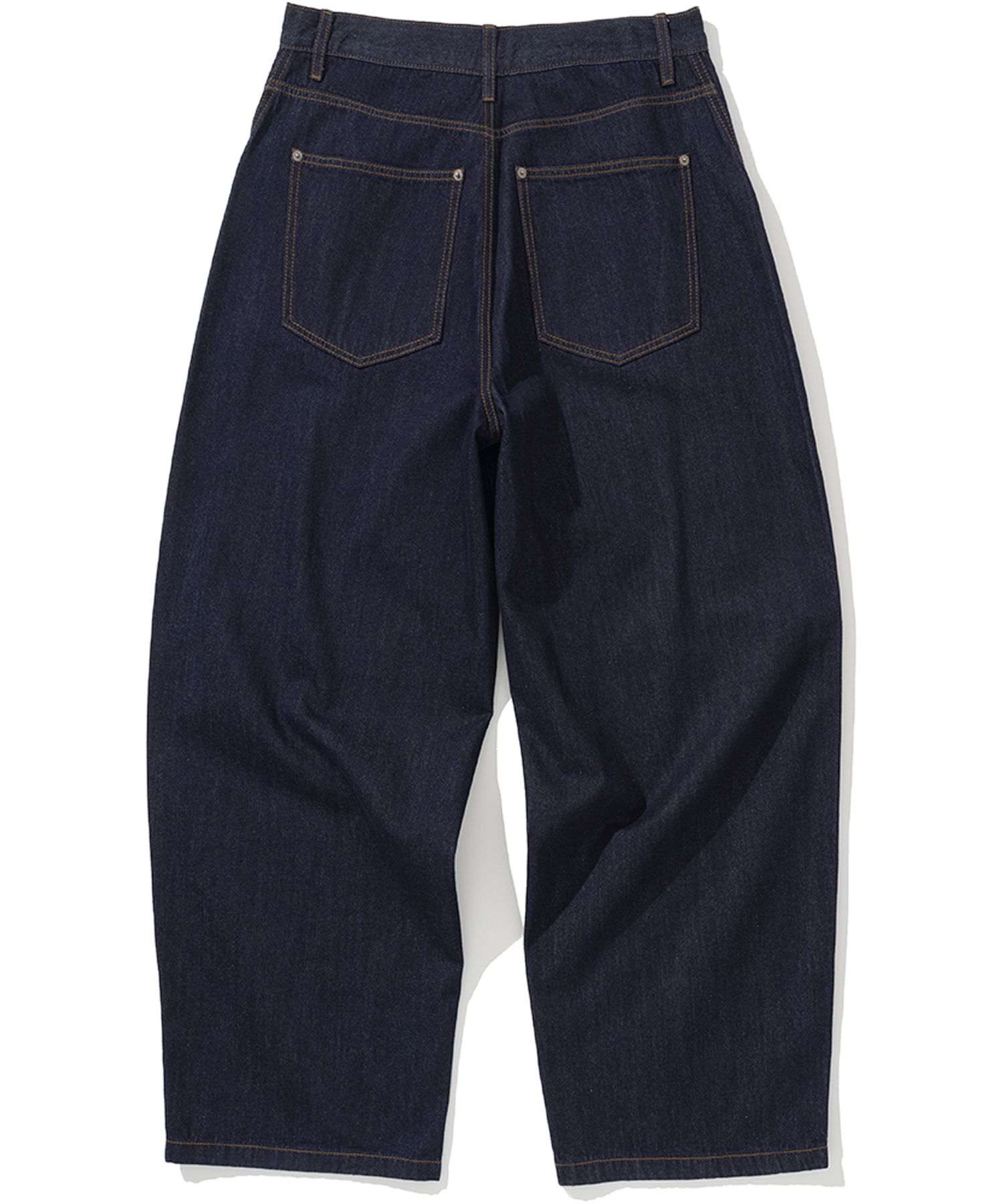 デニム・ジーパン NOT4NERD Linen Like Curved Semi Wide Denim Pants Light Blue MUSINSA | NOT4NERD [Summer Fabric] Linen Like Curved Semi
