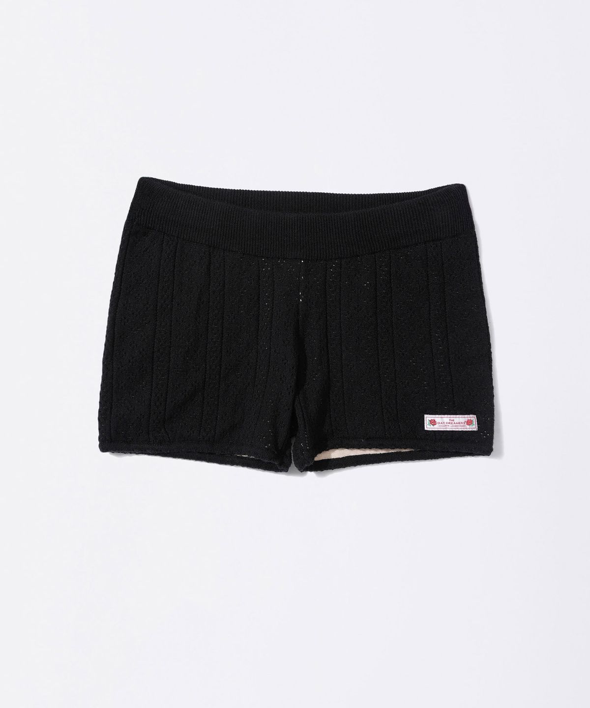 스컬프터(SCULPTOR) Eyelet Knit Shorts Black