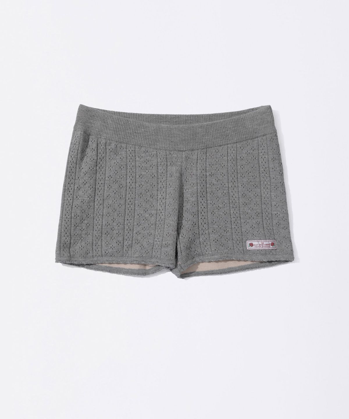 스컬프터(SCULPTOR) Eyelet Knit Shorts Melange Gray