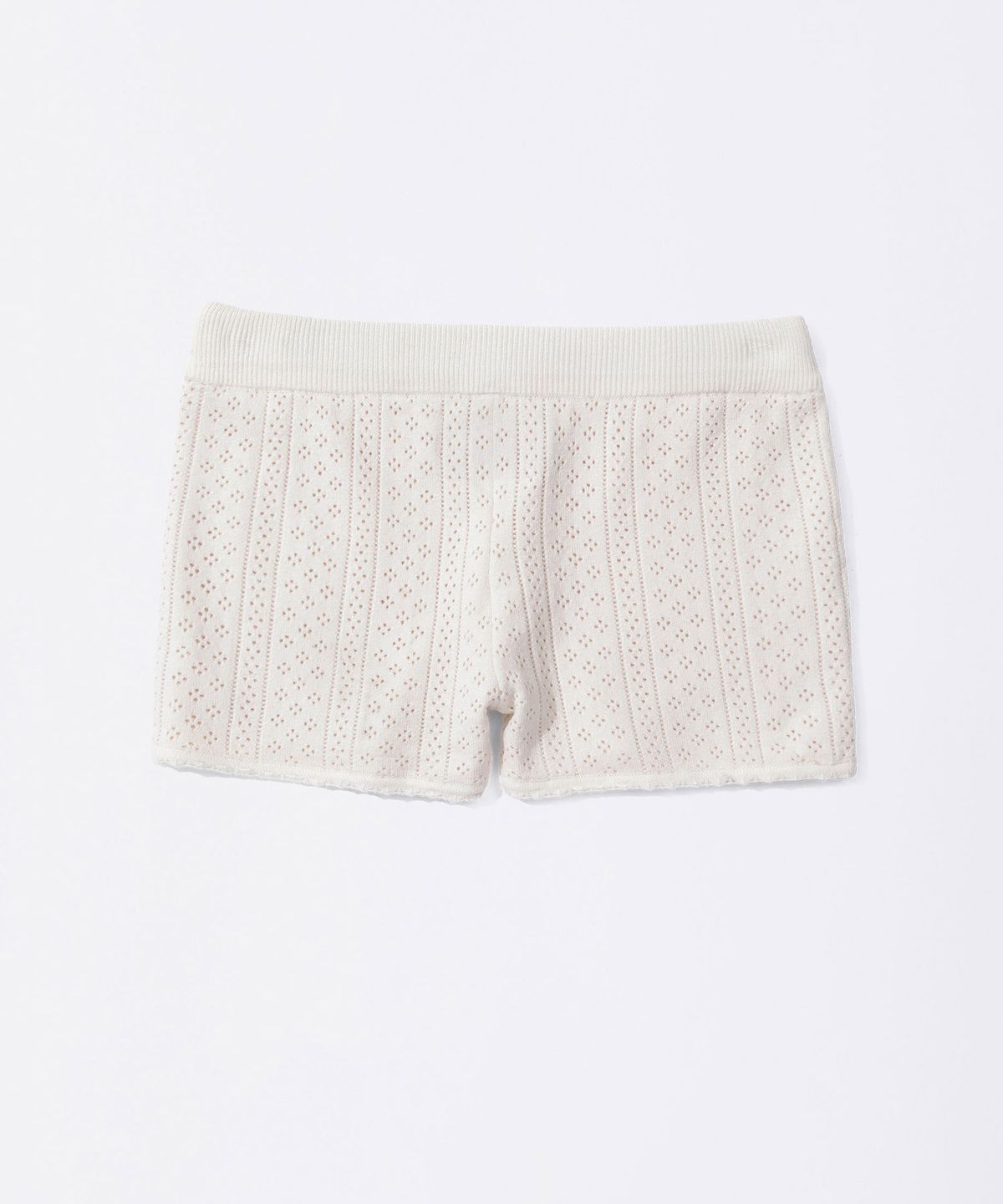 스컬프터(SCULPTOR) Eyelet Knit Shorts Ivory