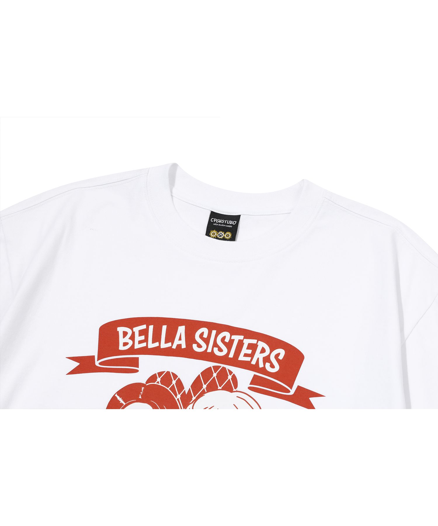 MUSINSA公式 | CPGN STUDIO Sisters Short Sleeve T-shirt White