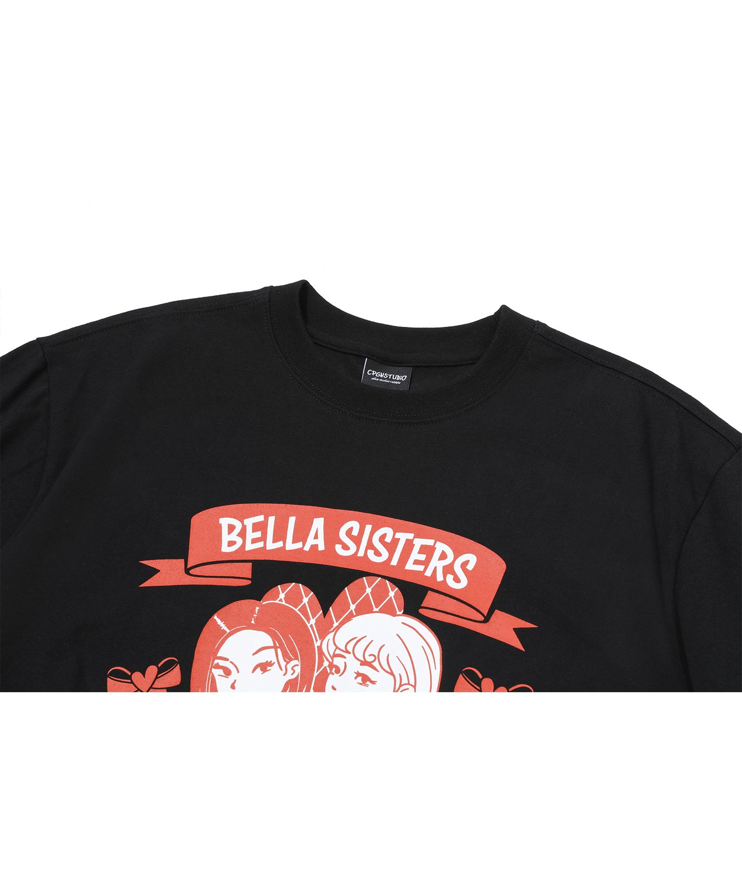 【CPGN STUDIO】25SS★ Sisters Short Sleeve Tee MUSINSA | CPGN STUDIO Sisters Short Sleeve T-shirt Black