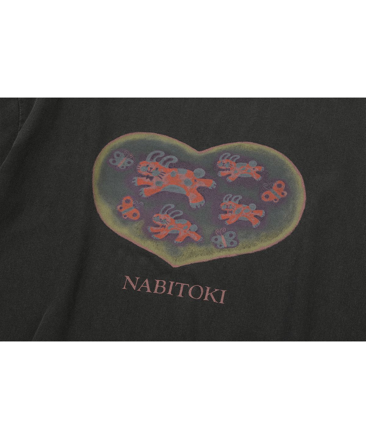 꼼파뇨(CPGN STUDIO) NABITOKI 피그먼트 반팔티 스모크블랙