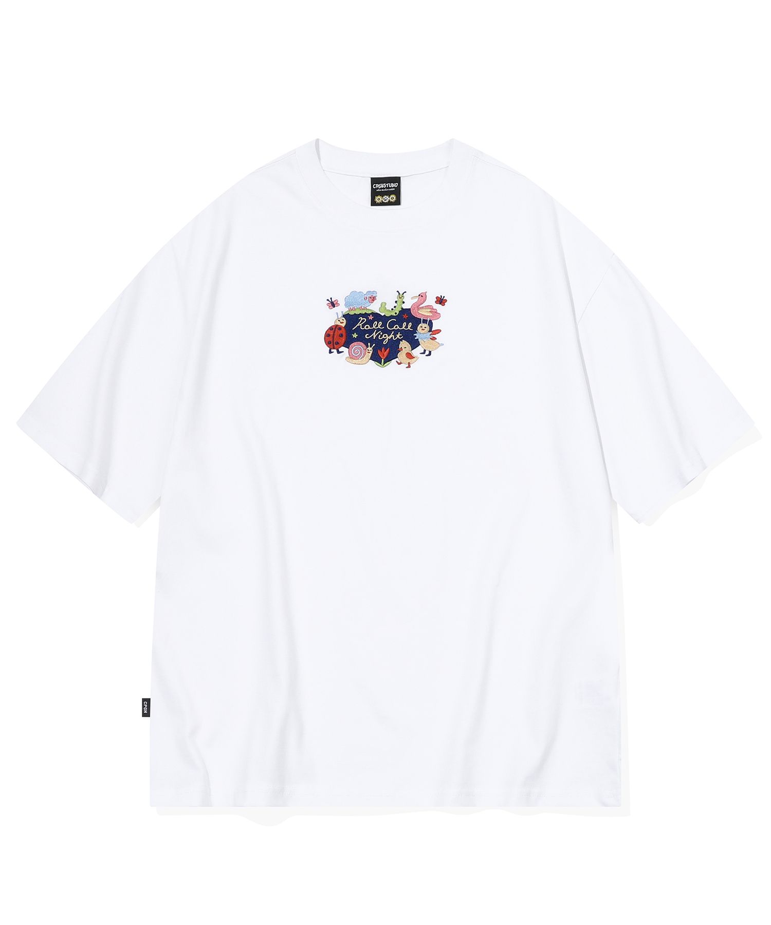 【CPGN STUDIO】25SS★ Roll Call Night Embroidered S/S T MUSINSA | CPGN STUDIO Roll Call Night Embroidered Short