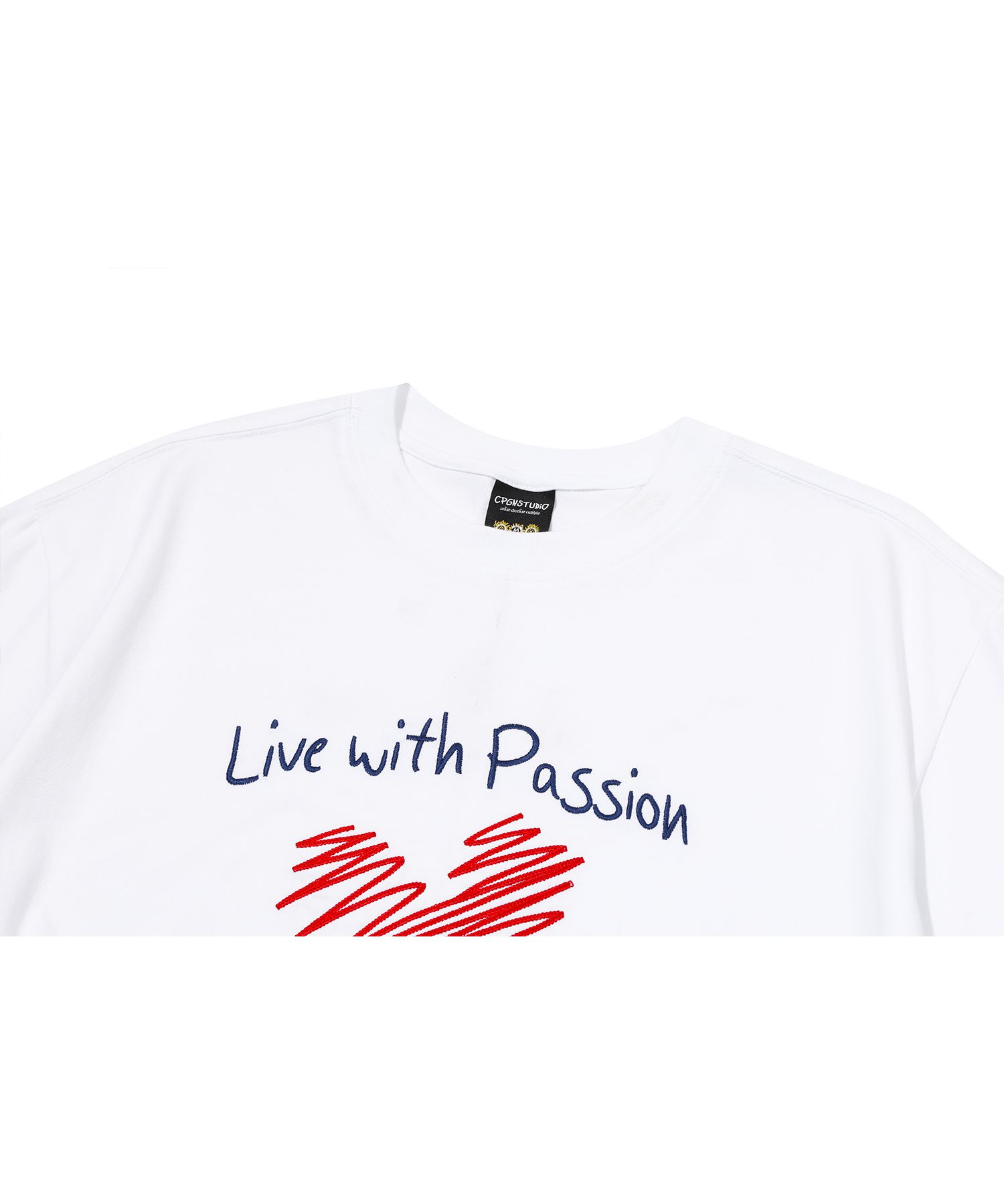 【CPGN STUDIO】Varieous Embroidery Short Sleeve T-shirt MUSINSA | CPGN STUDIO Love Chain Embroidery Short Sleeve T