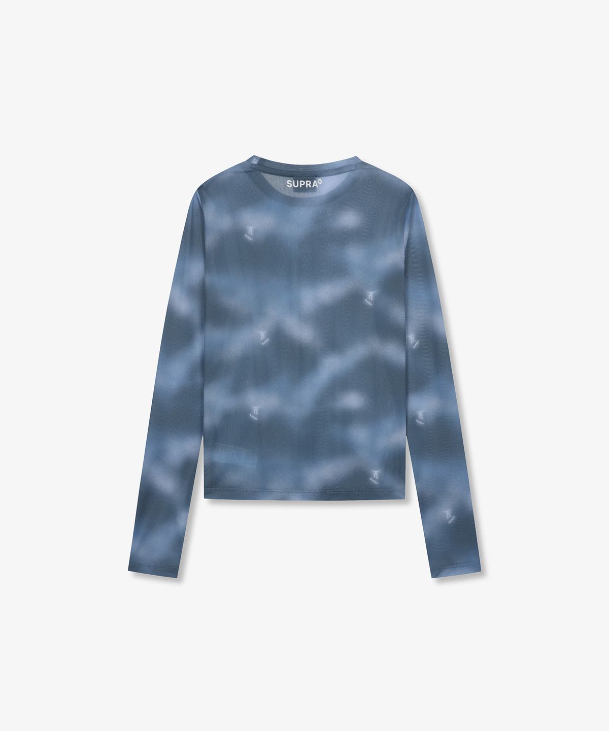 수프라(SUPRA) 여성 스프레이 그래픽 긴팔 티셔츠(NAVY)