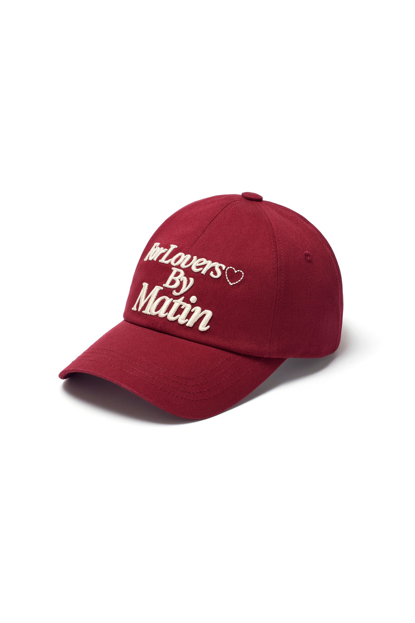 MUSINSA公式 | MATIN KIM FOR LOVERS LOGO POINT BALL CAP IN RED