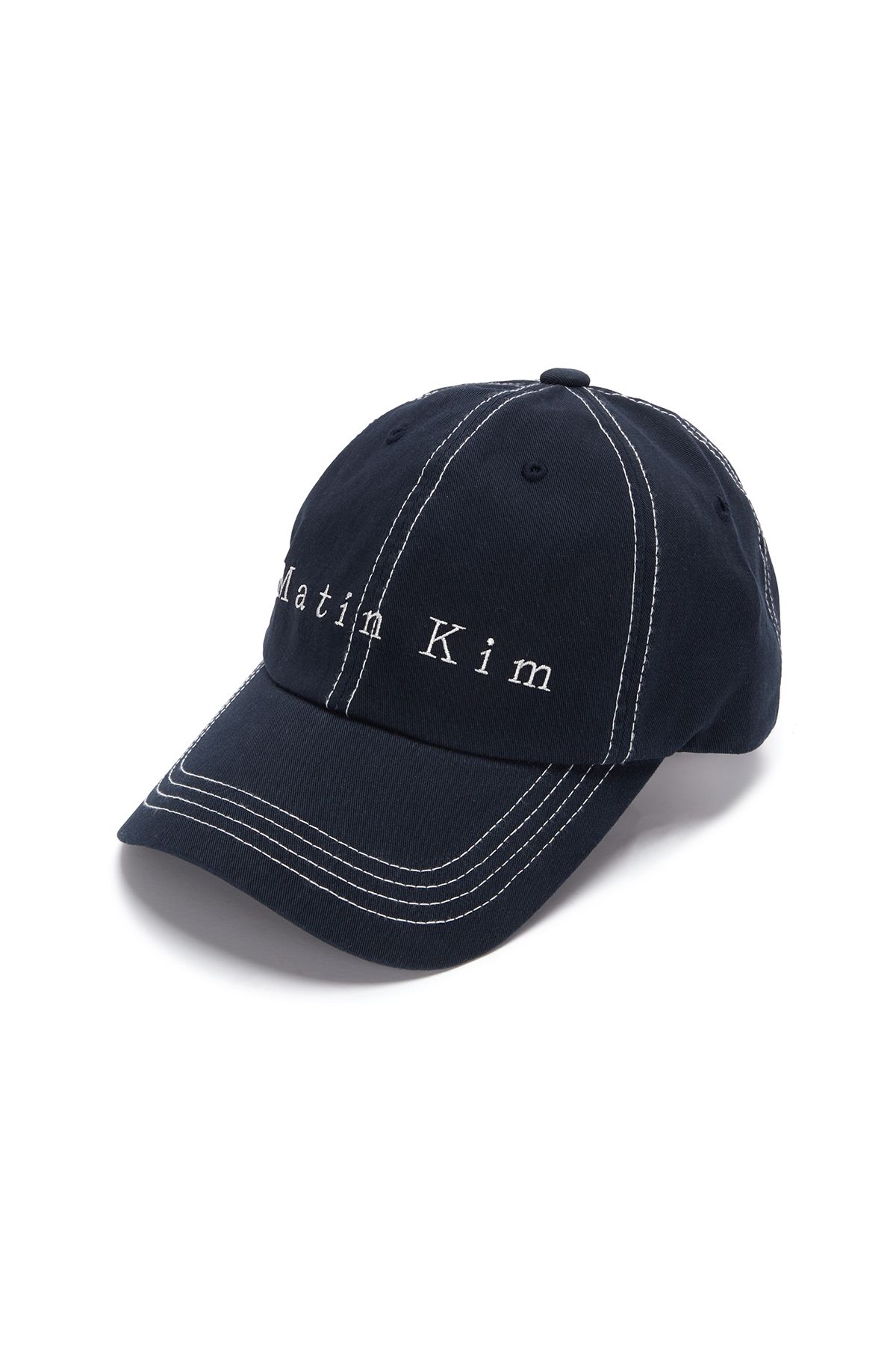 MUSINSA公式 | MATIN KIM MATIN STITCH BALL CAP IN NAVY
