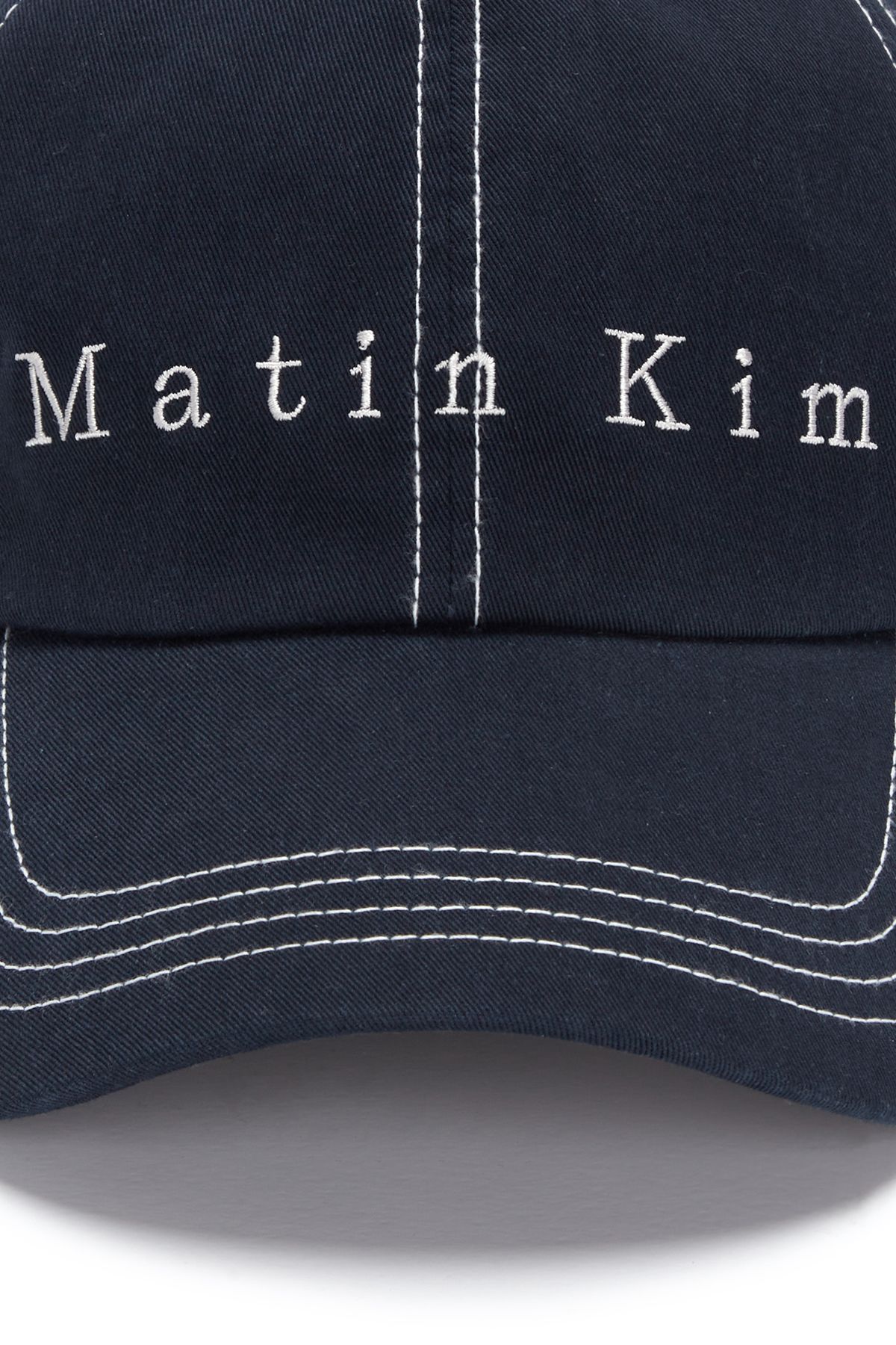 MUSINSA公式 | MATIN KIM MATIN STITCH BALL CAP IN NAVY