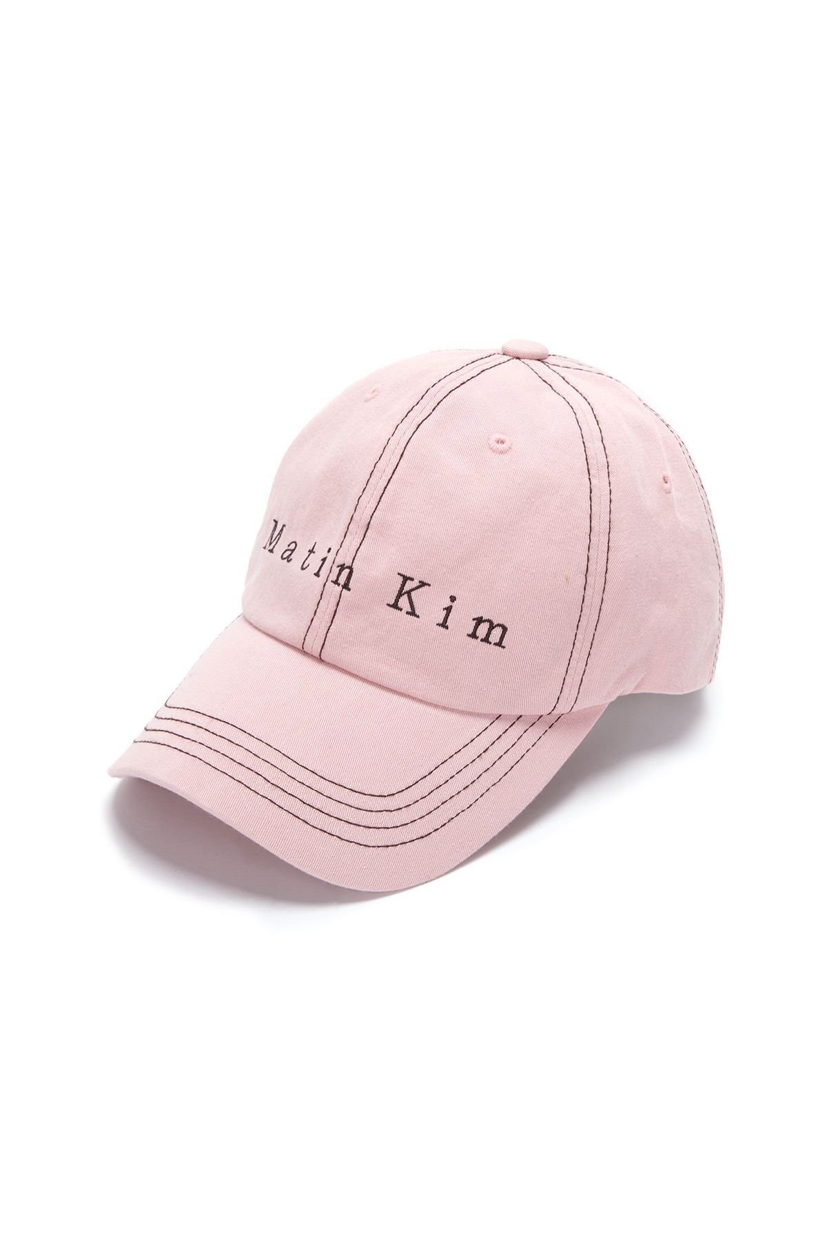 MUSINSA公式 | MATIN KIM MATIN STITCH BALL CAP IN LIGHT PINK