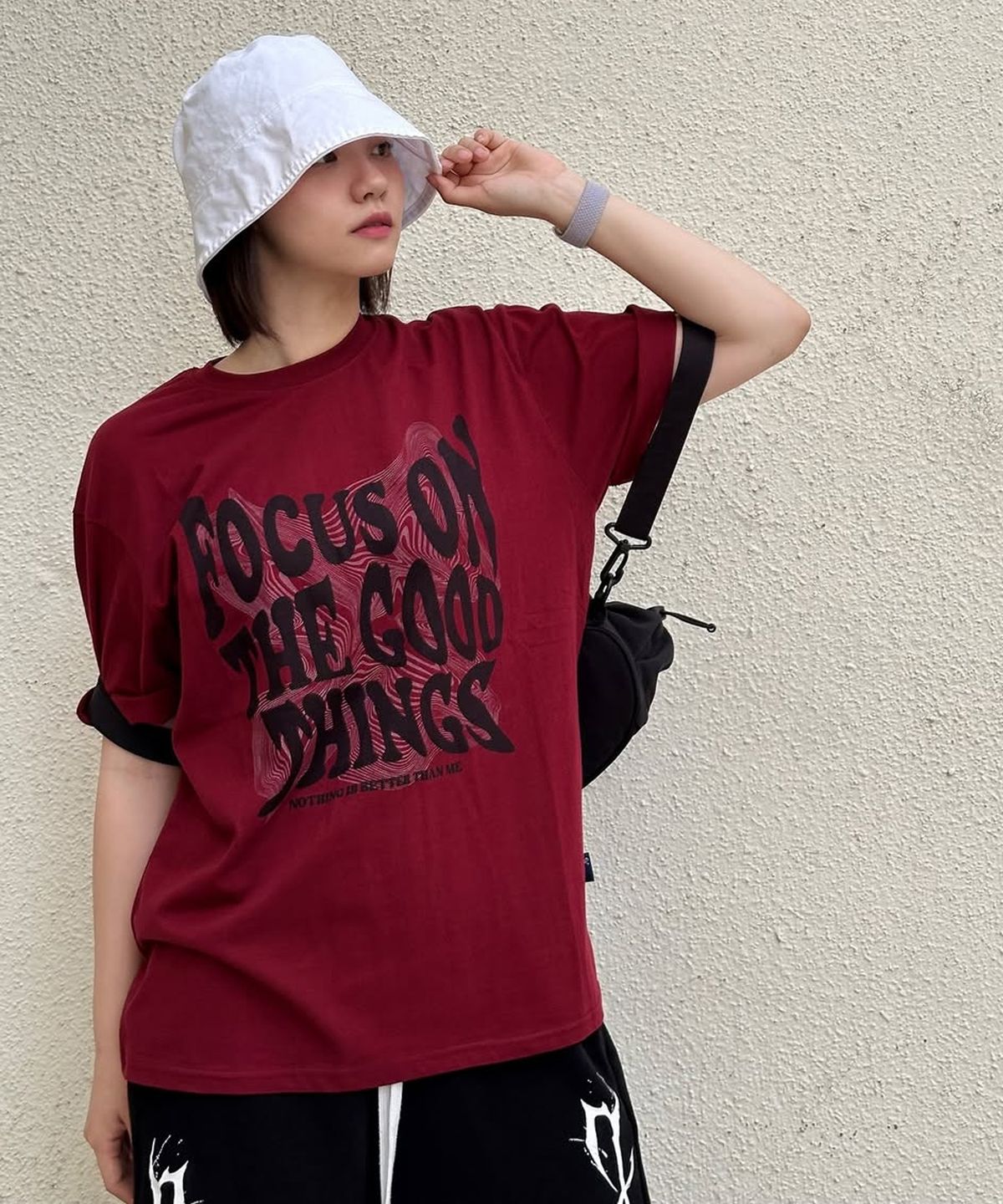 낫띵이즈베럴댄미(NOTHINGISBETTERTHANME) GEOMETRY LETTERING TEE_green