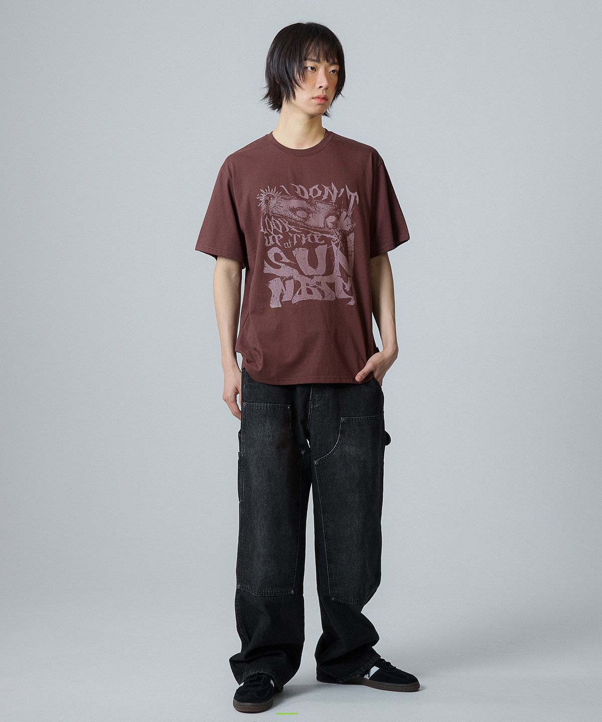낫띵이즈베럴댄미(NOTHINGISBETTERTHANME) SUN ARTWORK TEE_brown