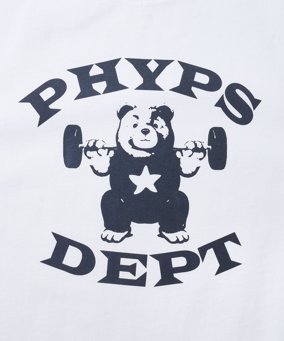피지컬 디파트먼트(PHYSICAL DEPARTMENT) 웨이트 베어 슬리브리스_화이트